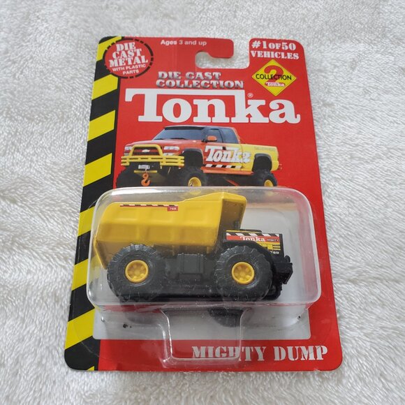 1999 Tonka lot of 3 Mighty Grader, Mighty Dump Truck, and Mighty Backhoe - Picture 3 of 8